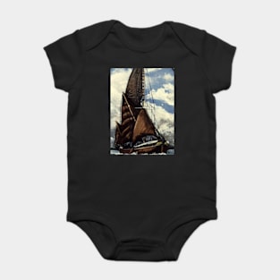 THAMES SAILING BARGE CABBY Baby Bodysuit